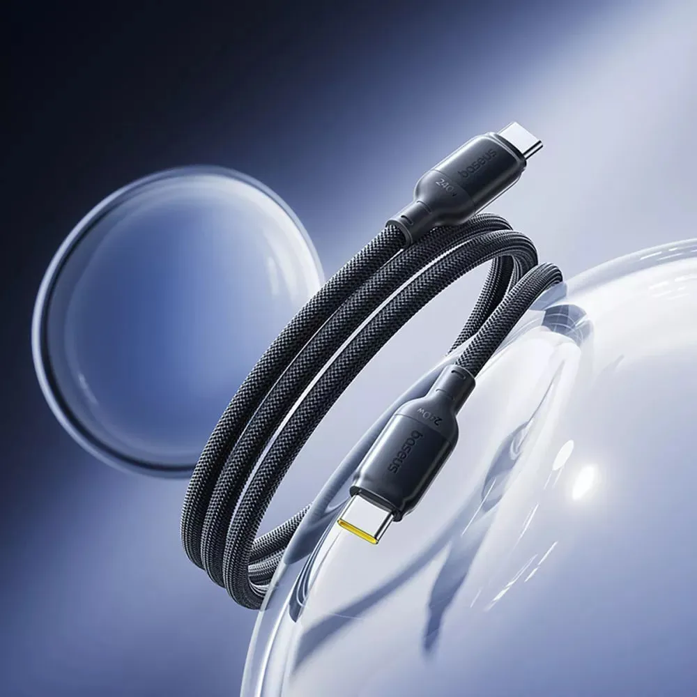 Кабель Baseus PicoGo USB Type-C - USB Type-C (M/M), 240W, 2 м, Black (E0423301) - мініатюра 5