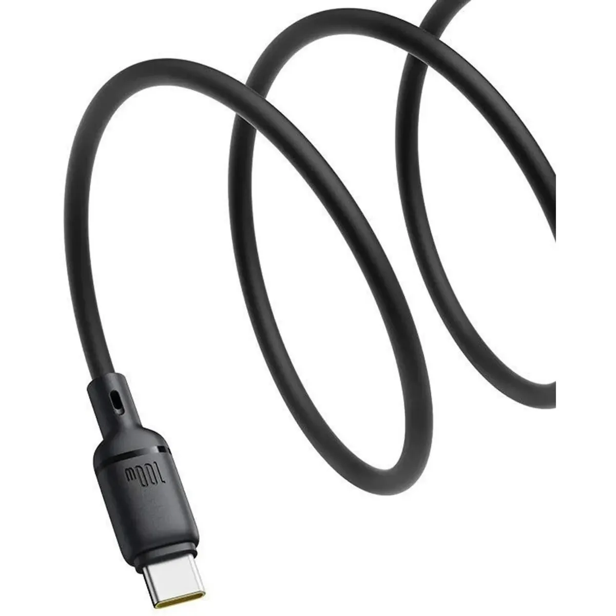 Кабель Baseus Silky Series Fast Charging USB Type-C - USB Type-C (M/M), 100W, 1 м, Black (P10377704113-00) - мініатюра 4