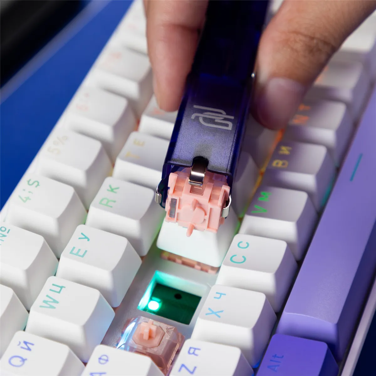 Клавіатура Proove Gaming Cyrex White/Purple - мініатюра 8