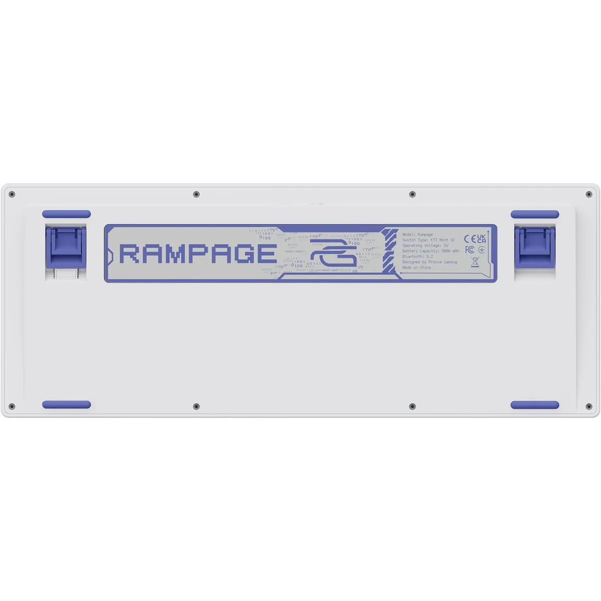 Клавіатура бездротова Proove Gaming Rampage Gradient Purple/White - мініатюра 2
