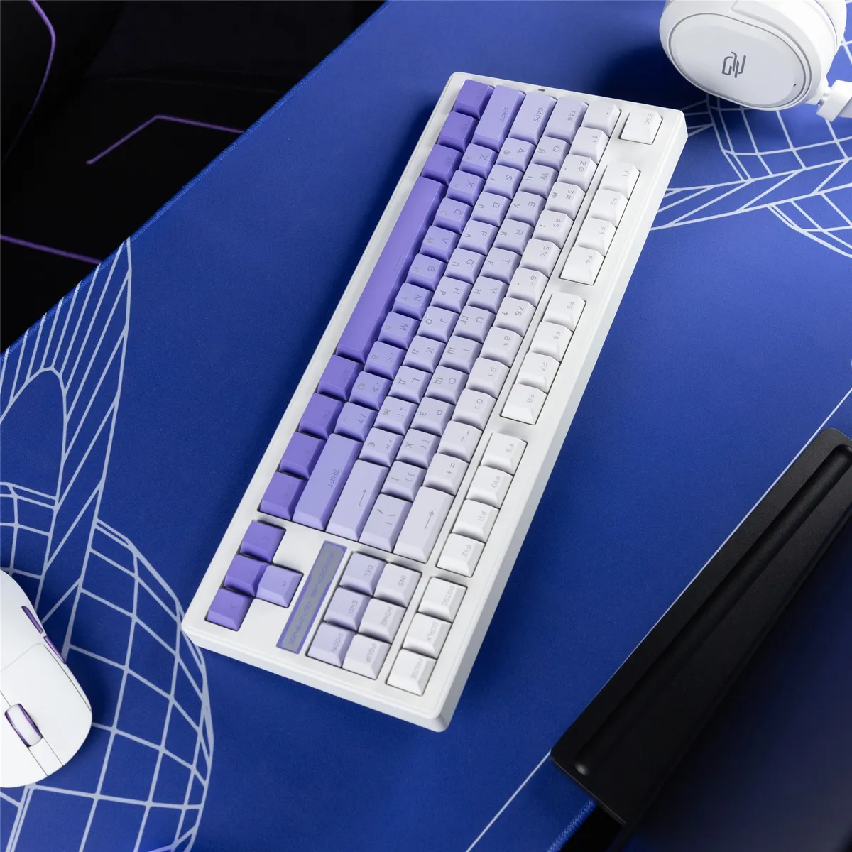 Клавіатура бездротова Proove Gaming Rampage Gradient Purple/White - мініатюра 7