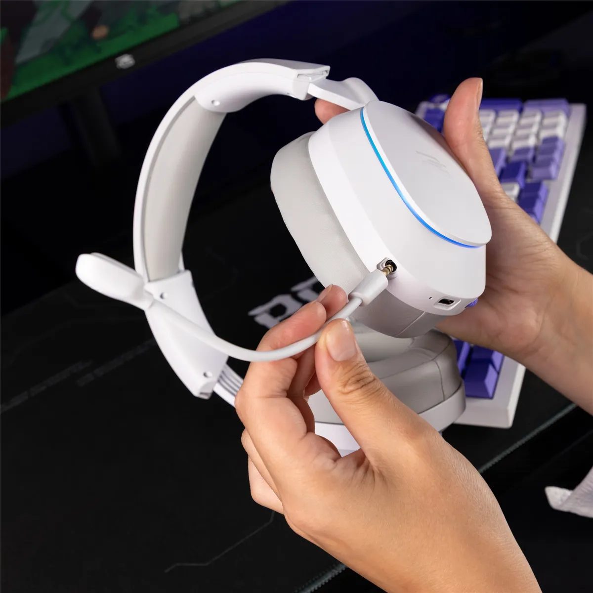 Bluetooth-гарнітура Proove Gaming Starlight (APP) White (WHSR00020017) - мініатюра 6