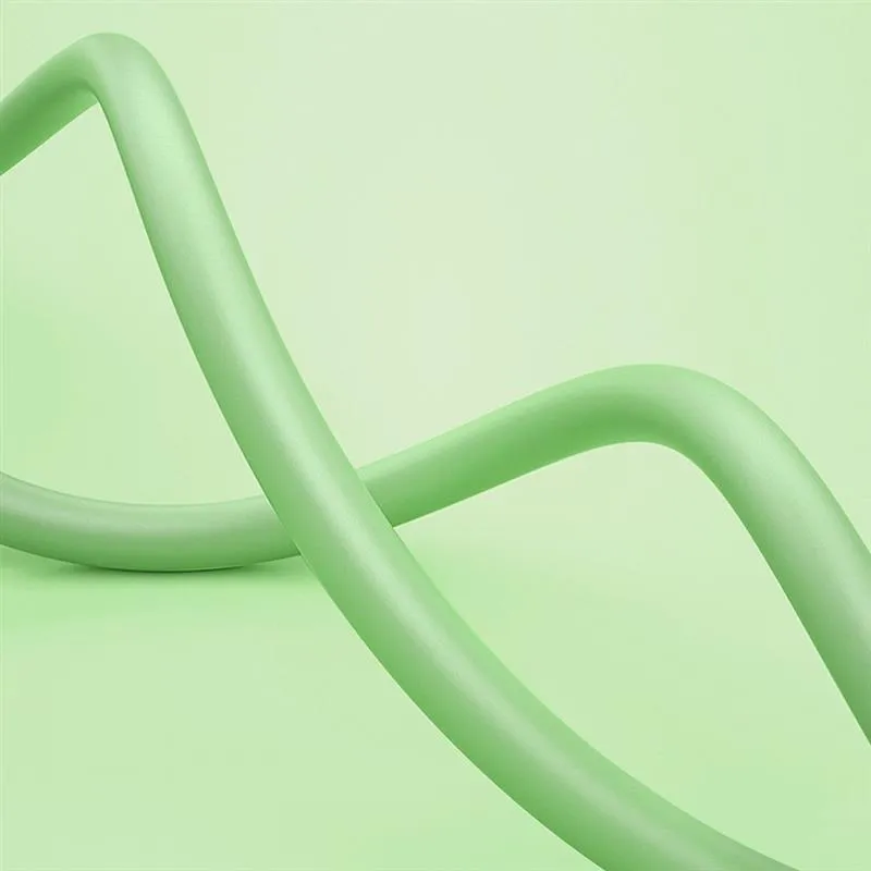 Кабель ColorWay USB - Lightning (M/M), soft silicone, 2.4 А, 1 м, Green (CW-CBUL042-GR) - мініатюра 4