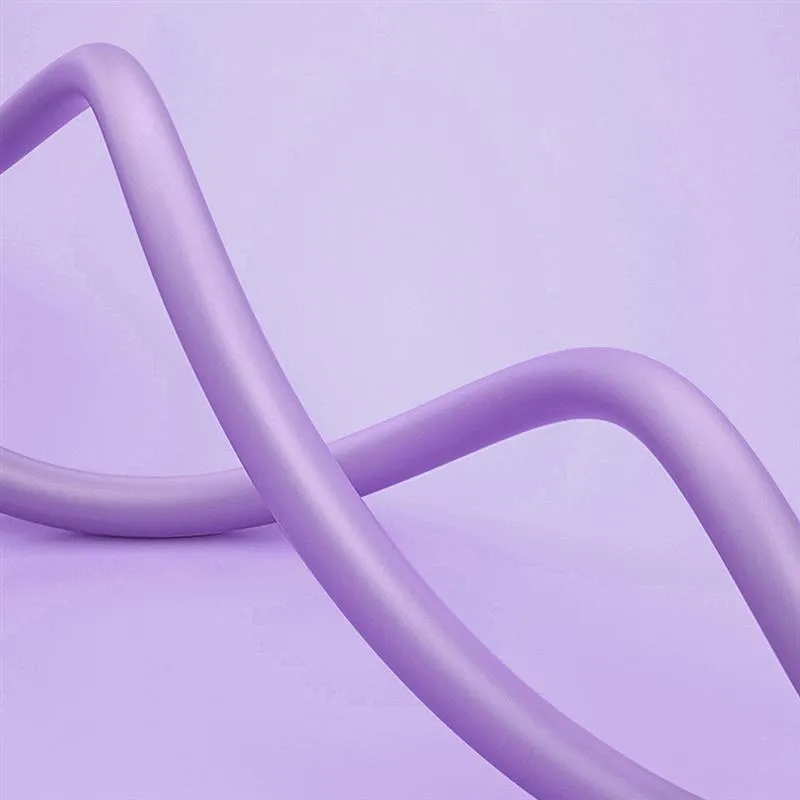 Кабель ColorWay USB - Lightning (M/M), soft silicone, 2.4 А, 1 м, Purple (CW-CBUL044-PU) - мініатюра 4