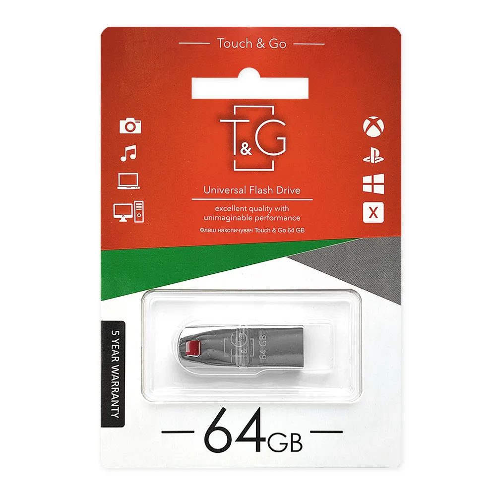 Флеш-накопичувач USB 64GB T&G 114 Stylish Series (TG115-64G) - мініатюра 3