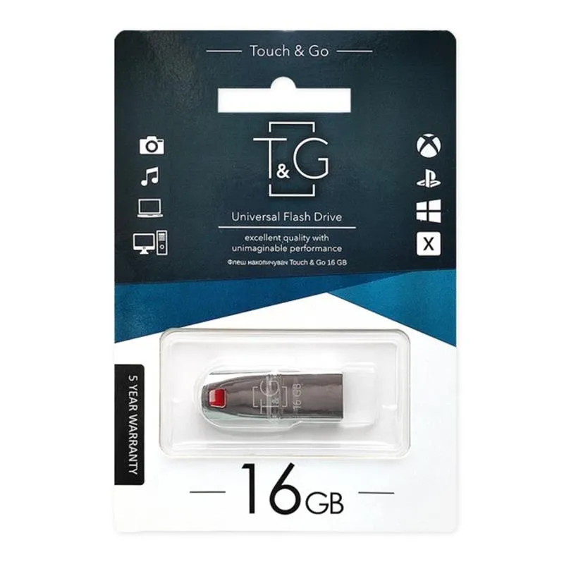 Флеш-накопичувач USB 16GB T&G 115 Stylish Series (TG115-16G) - мініатюра 3