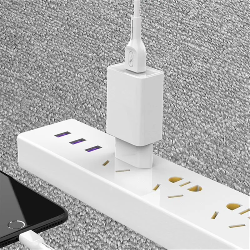 Зарядний пристрій SkyDolphin SC36L (1USB, 2.4A) White (MZP-000116) + кабель Lightning - мініатюра 5