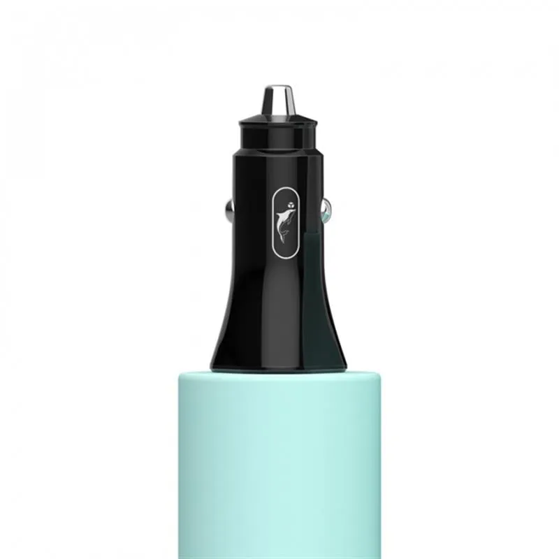 Автомобільний зарядний пристрій SkyDolphin SZ16 PD+QC3.0 (2USB, 3.1A) Black (AZP-000090) - мініатюра 4