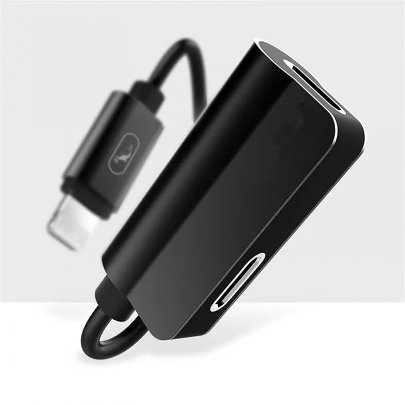 Перехідник SkyDolphin AU01 Lightning - 2хLightning (M/F), Black (ADPT-00026) - мініатюра 4