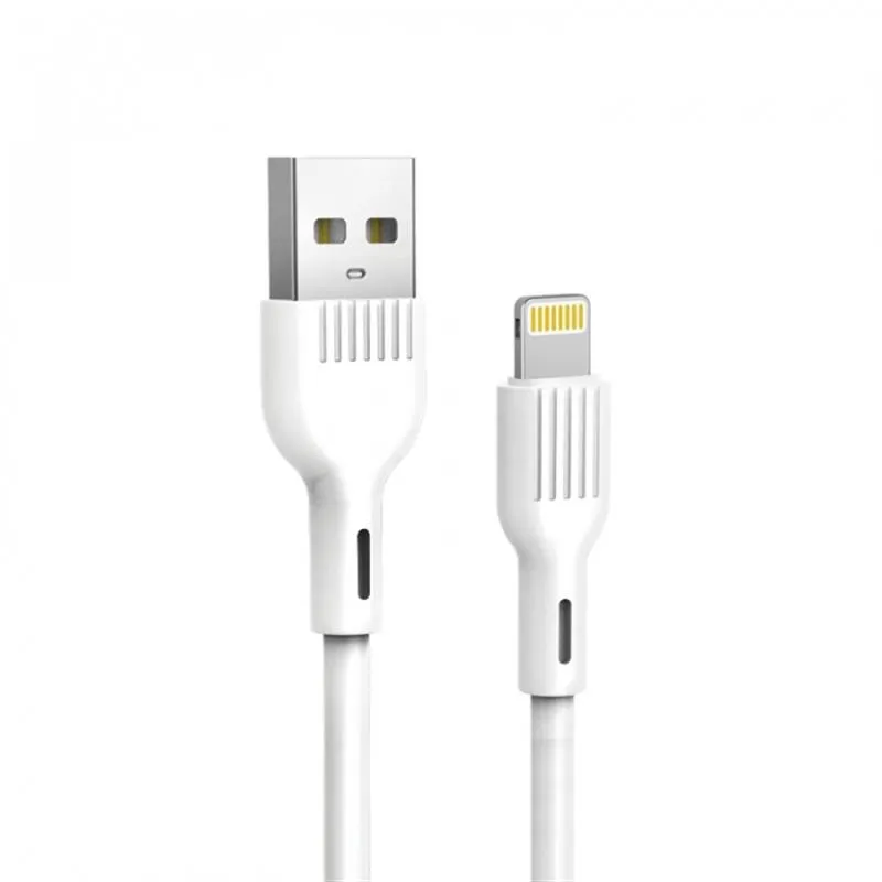 Кабель SkyDolphin S03L USB - Lightning (M/M), 1 м, White (USB-000417) - зображення 1