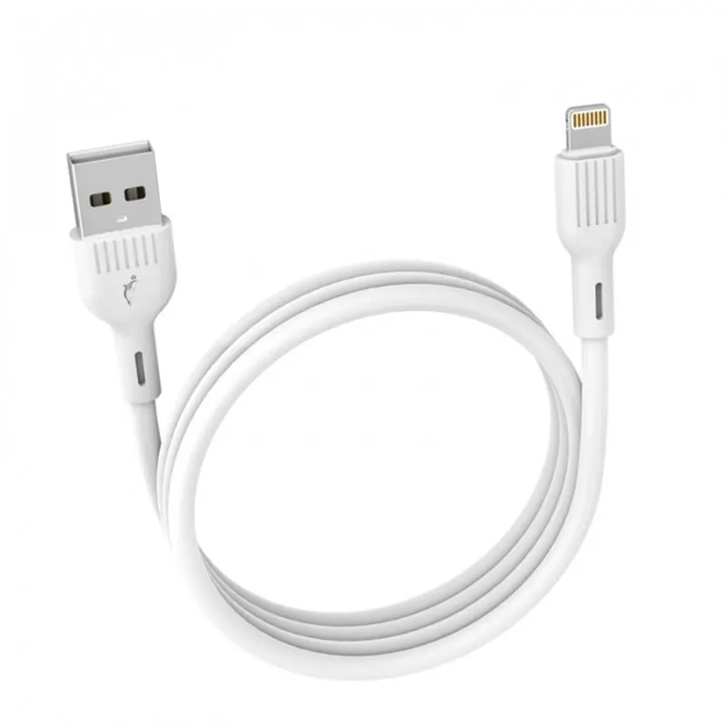 Кабель SkyDolphin S03L USB - Lightning (M/M), 1 м, White (USB-000417) - мініатюра 2