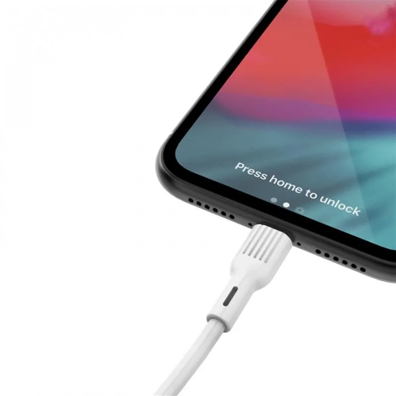 Кабель SkyDolphin S03L USB - Lightning (M/M), 1 м, White (USB-000417) - мініатюра 3