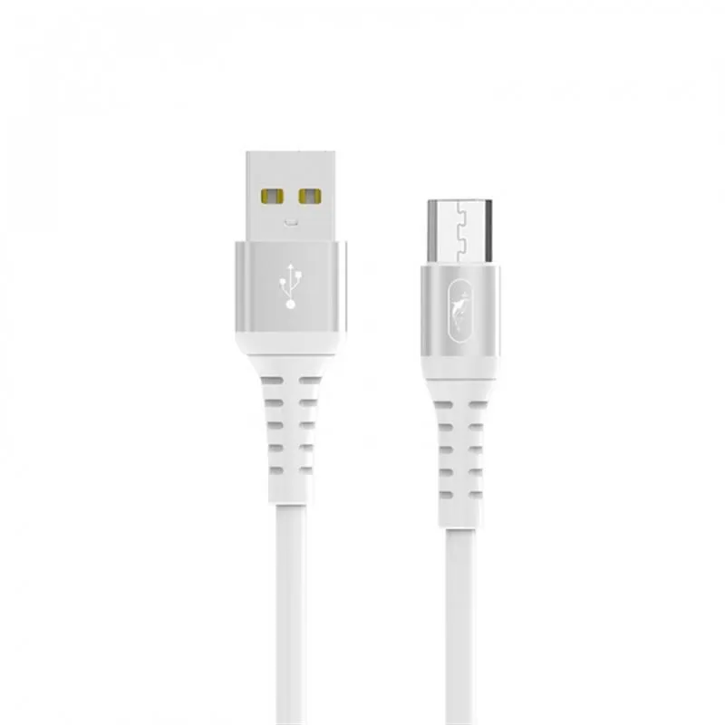 Кабель SkyDolphin S05V TPE Frost Line USB - micro USB (M/M), 1 м, White (USB-000552) - зображення 1