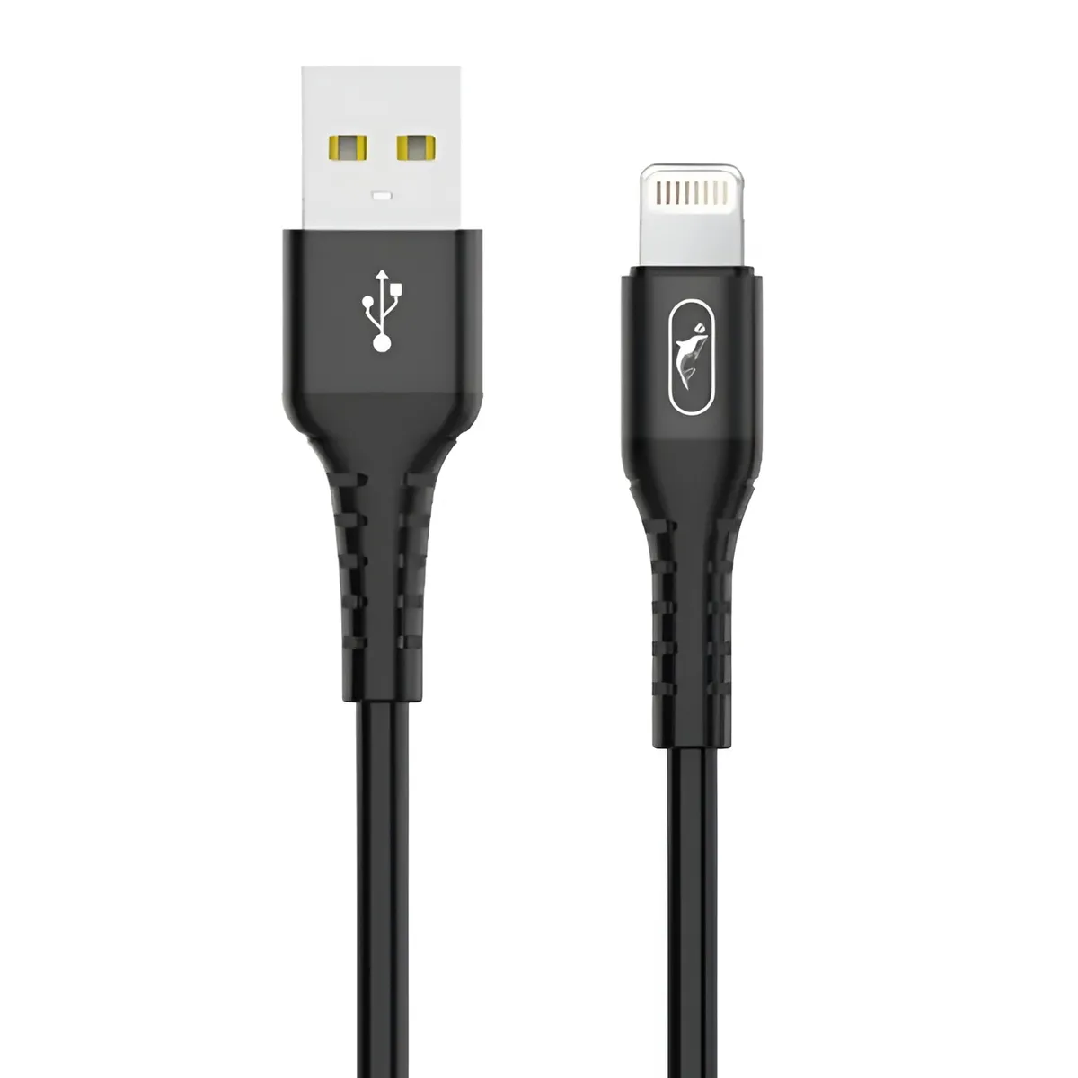 Кабель SkyDolphin S05L TPE Frost Line USB - Lightning (M/M), 1 м, Black (USB-000549) - мініатюра 2