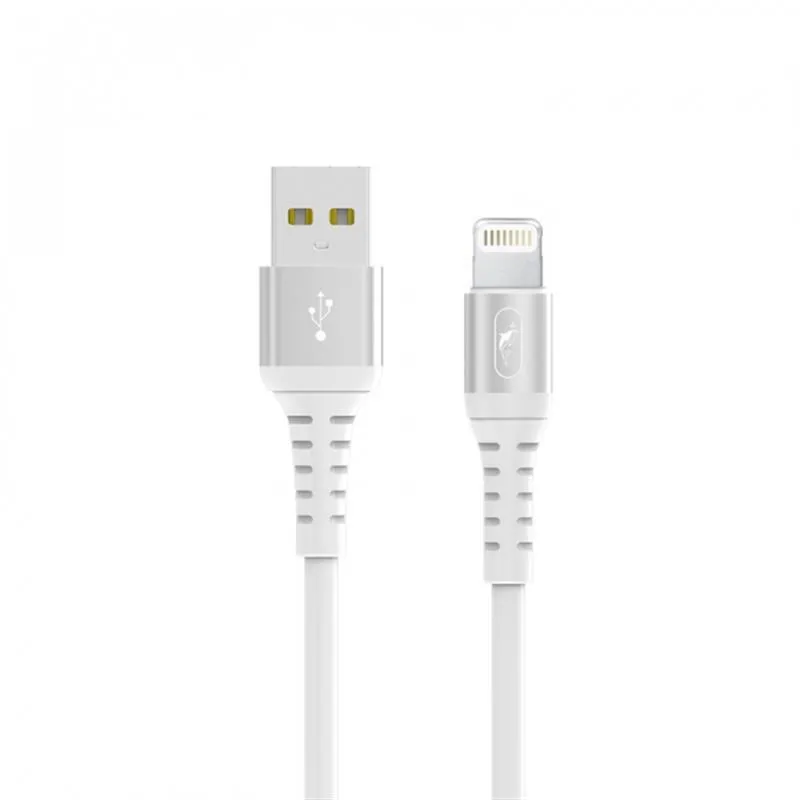 Кабель SkyDolphin S05L TPE Frost Line USB - Lightning (M/M), 1 м, White (USB-000548) - зображення 1