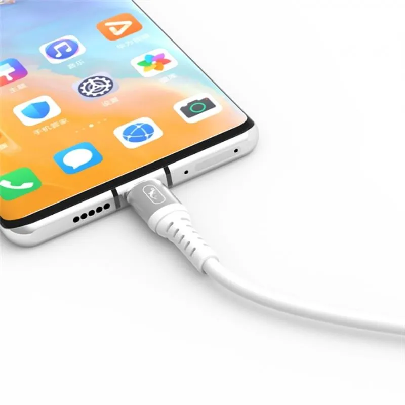 Кабель SkyDolphin S05L TPE Frost Line USB - Lightning (M/M), 1 м, White (USB-000548) - мініатюра 2