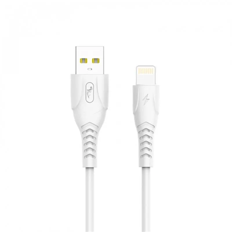 Кабель SkyDolphin S08L USB - Lightning (M/M), 1 м, White (USB-000560) - зображення 1