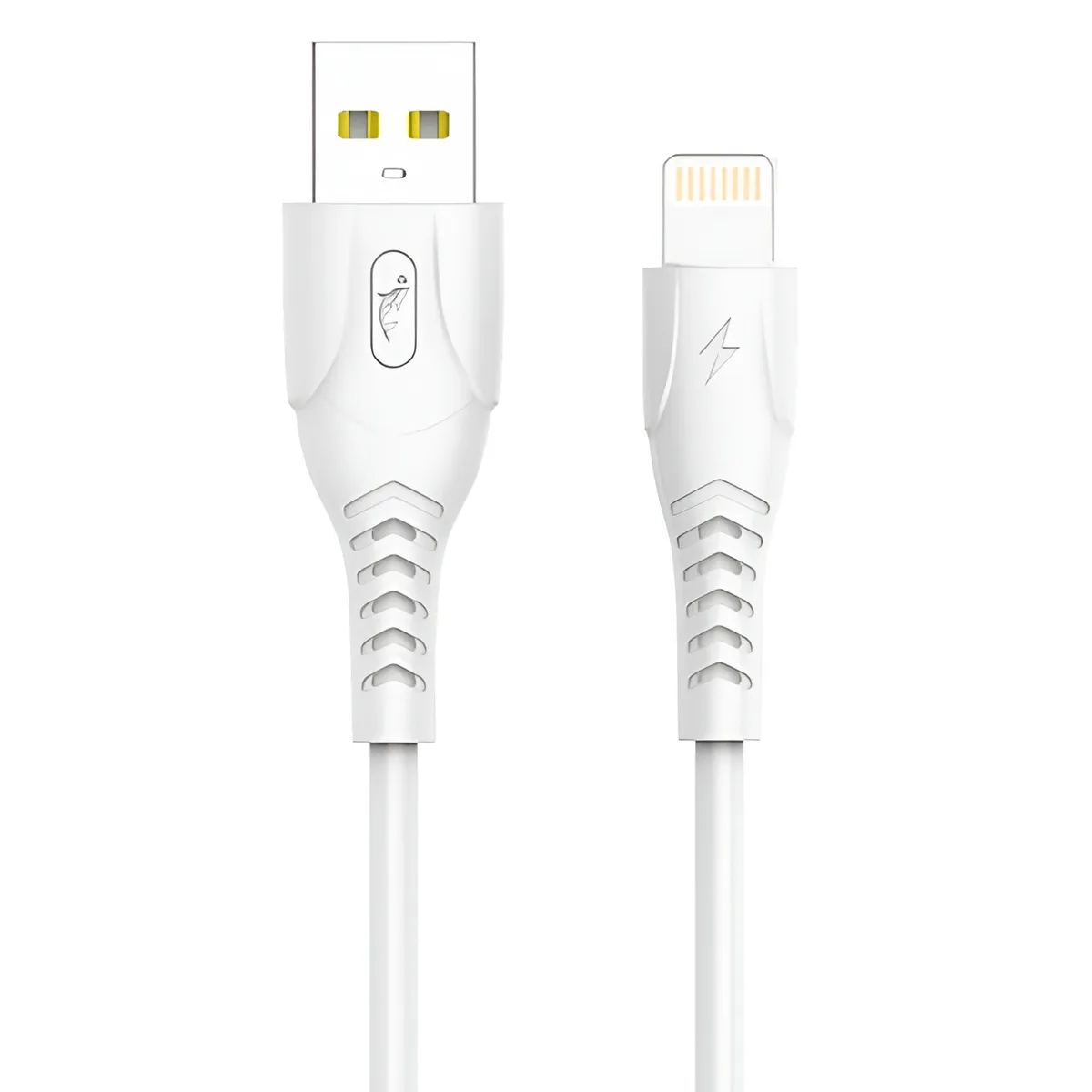 Кабель SkyDolphin S08L USB - Lightning (M/M), 1 м, White (USB-000560) - мініатюра 3