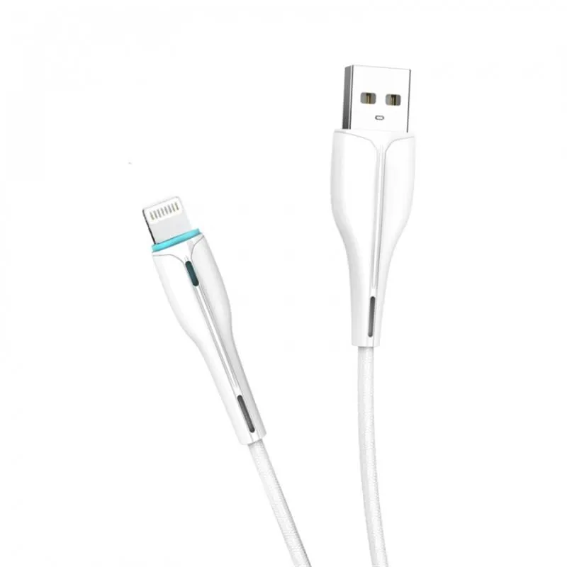 Кабель SkyDolphin S48L USB - Lightning (M/M), 1 м, White (USB-000423) - мініатюра 2