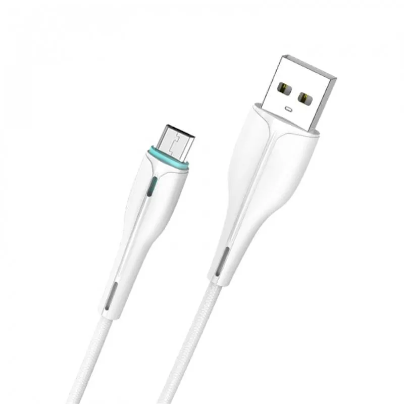 Кабель SkyDolphin S48V USB - micro USB (M/M), 1 м, White (USB-000427) - мініатюра 2