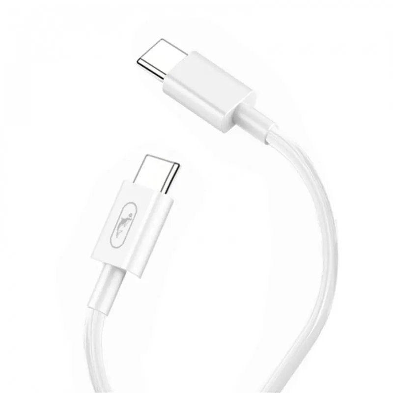 Кабель SkyDolphin S57T USB Type-C - USB Type-C (M/M), PD 18W, 1 м, White (USB-000546) - зображення 1