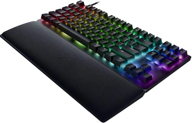 Клавіатура Razer Huntsman V2 TKL Purple Switch Black (RZ03-03941400-R3R1) - зображення 1