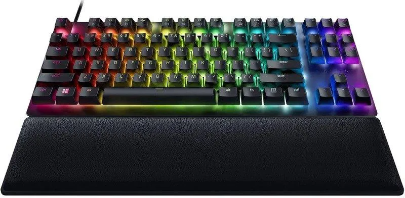 Клавіатура Razer Huntsman V2 TKL Purple Switch Black (RZ03-03941400-R3R1) - мініатюра 3