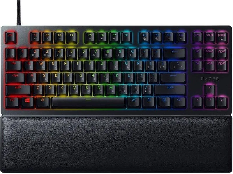 Клавіатура Razer Huntsman V2 TKL Purple Switch Black (RZ03-03941400-R3R1) - мініатюра 4
