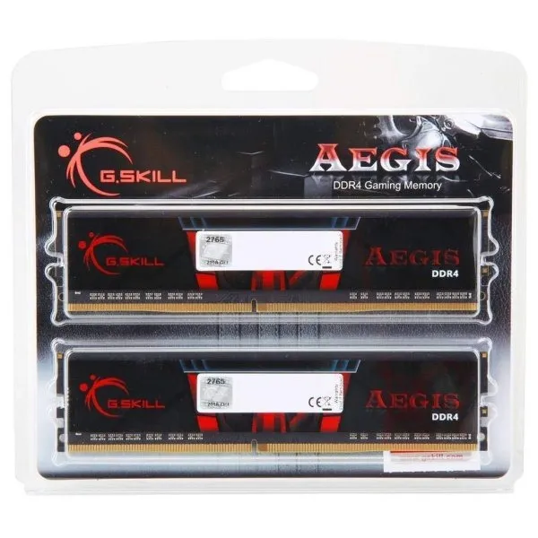 Модуль пам`ятi DDR4 2x16GB/2666 G.Skill Aegis (F4-2666C19D-32GIS) - мініатюра 5