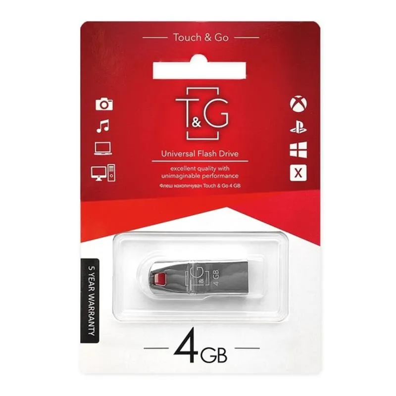 Флеш-накопичувач USB 4GB T&G 115 Stylish Series (TG115-4G) - мініатюра 3