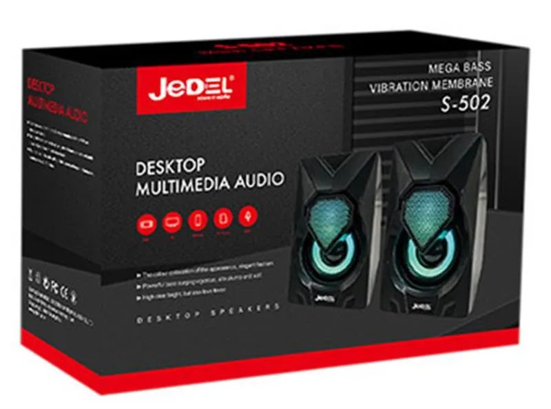 Акустична система Jedel S-502 Black - мініатюра 2