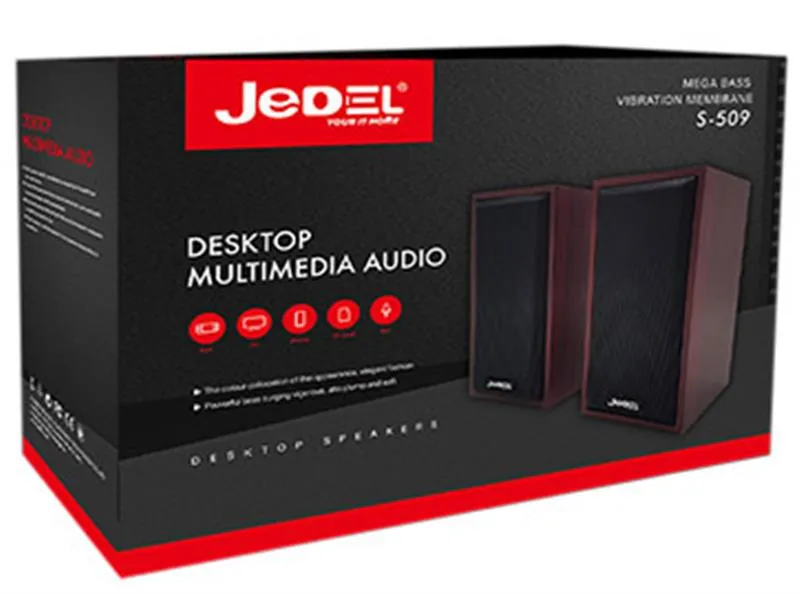 Акустична система Jedel S-509 Black - мініатюра 2