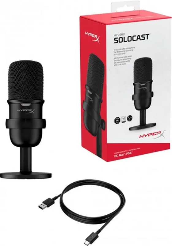 Мікрофон HyperX SoloCast (4P5P8AA) - мініатюра 5