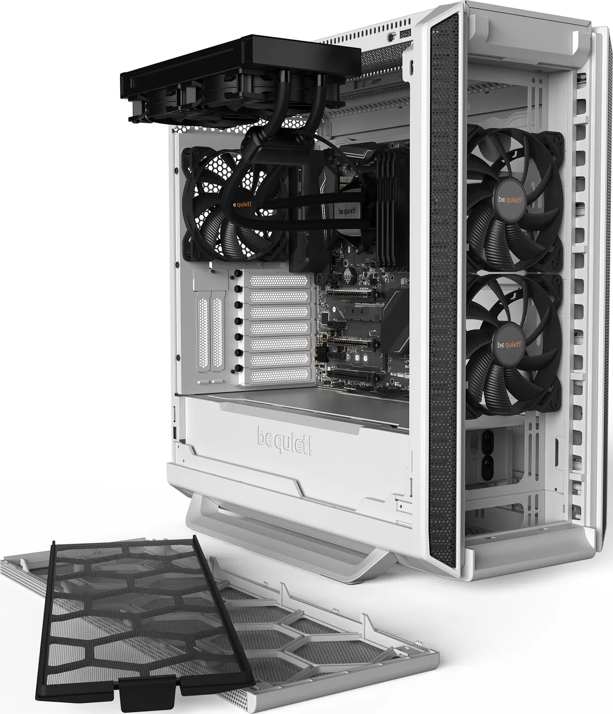 Корпус be quiet! Silent Base 802 White (BG040) без БЖ - мініатюра 6