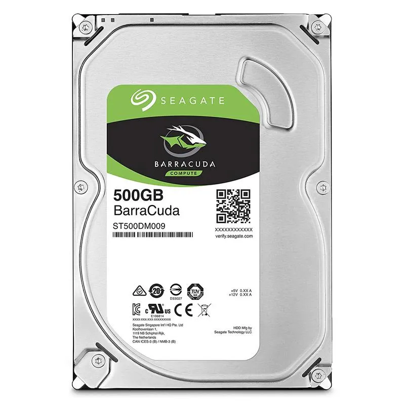 Накопичувач HDD SATA  500GB Seagate BarraCuda 7200rpm 32MB (ST500DM009) Refurbished - зображення 1