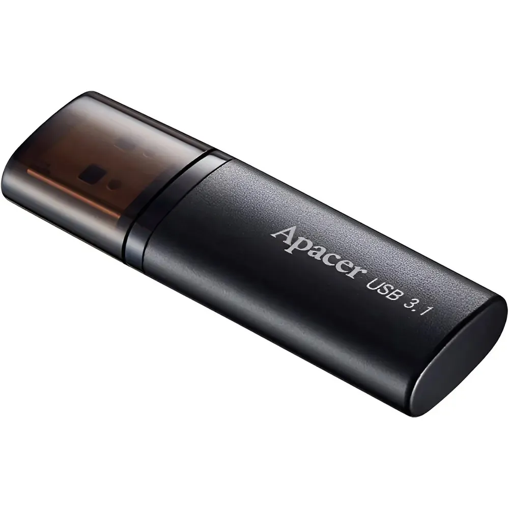 Флеш-накопичувач USB3.2 32GB Apacer AH25B Black (AP32GAH25BB-1) - мініатюра 2
