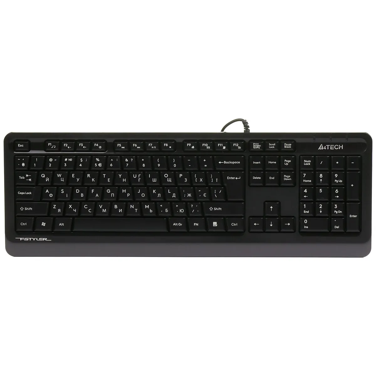 Клавіатура A4Tech Fstyler FKS10 Grey - мініатюра 5
