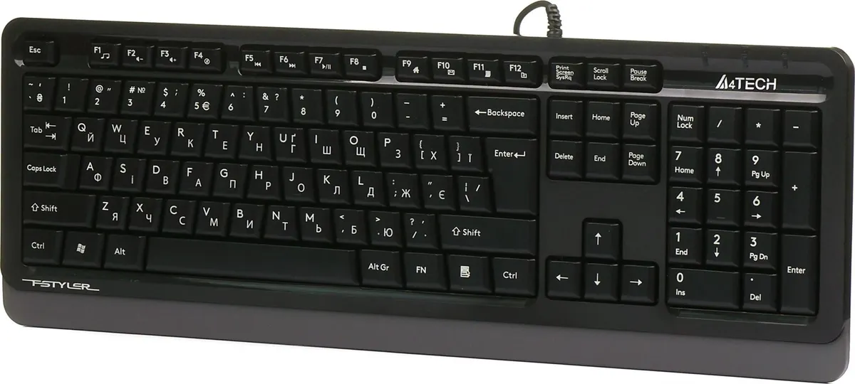 Клавіатура A4Tech Fstyler FKS10 Grey - мініатюра 6