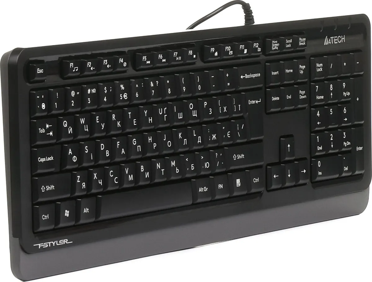 Клавіатура A4Tech Fstyler FKS10 Grey - мініатюра 7