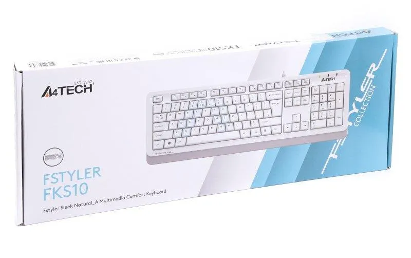 Клавіатура A4Tech Fstyler FKS10 White - мініатюра 4