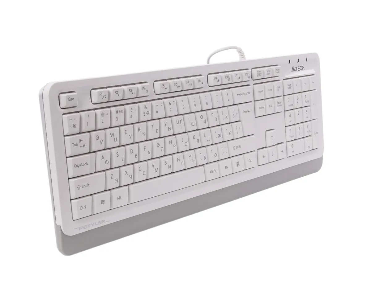 Клавіатура A4Tech Fstyler FKS10 White - мініатюра 6