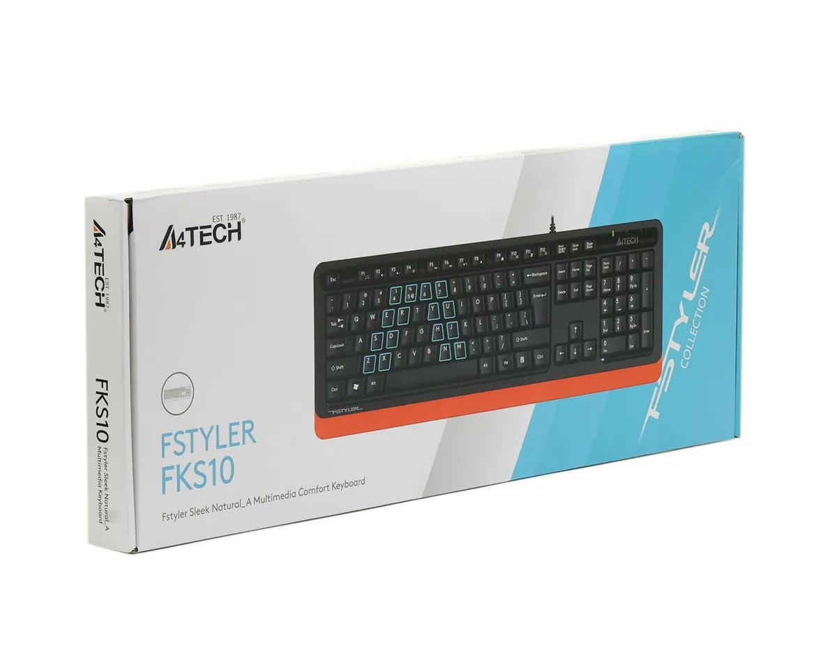 Клавіатура A4Tech Fstyler FKS10 Orange - мініатюра 5