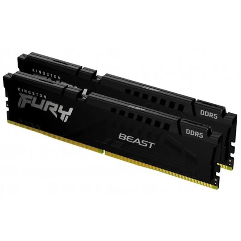 Модуль пам`яті DDR5 2x16GB/5600 Kingston Fury Beast Black (KF556C40BBK2-32) - мініатюра 2