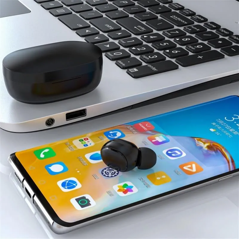 Bluetooth-гарнітура SkyDolphin TWS SL21 Black (BTE-000175) - мініатюра 3