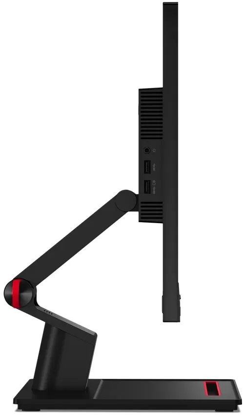 Монiтор Lenovo 23.8" ThinkVision T24t-20 (62C5GAT1UA) IPS Black Touch Screen - мініатюра 5