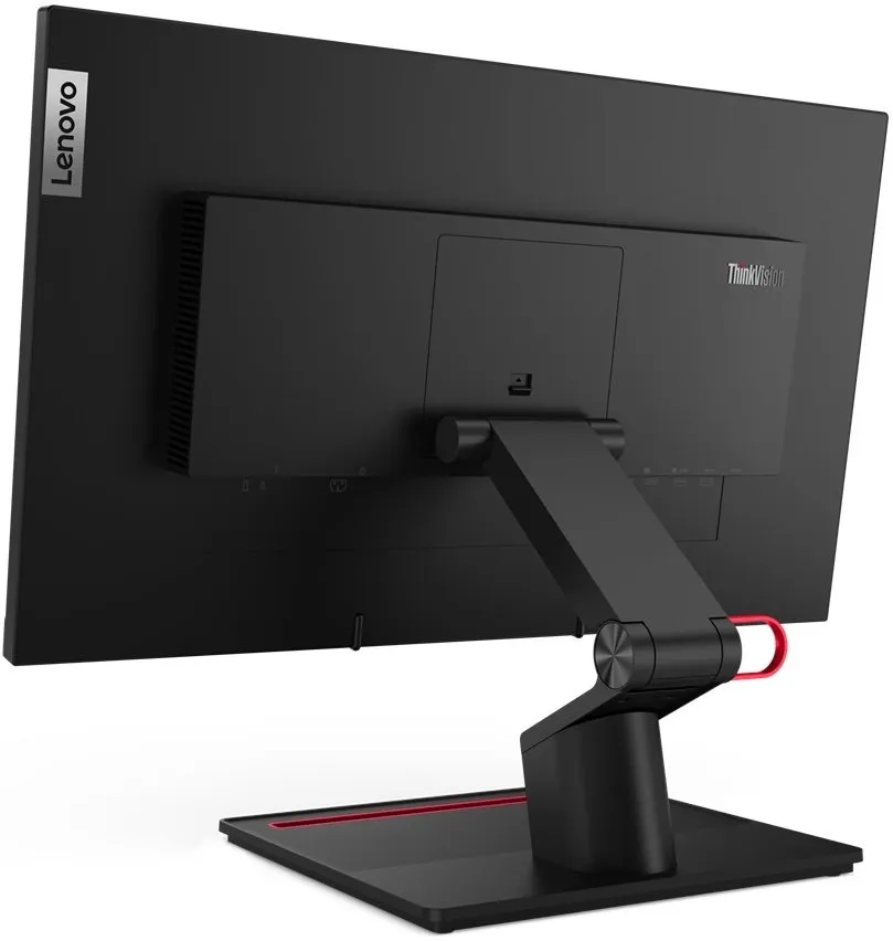 Монiтор Lenovo 23.8" ThinkVision T24t-20 (62C5GAT1UA) IPS Black Touch Screen - мініатюра 6
