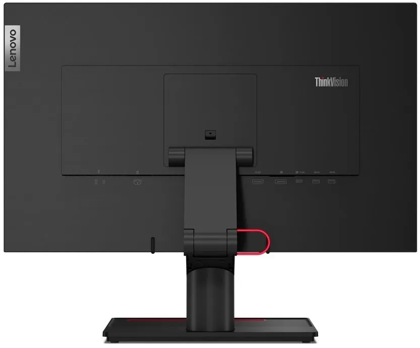 Монiтор Lenovo 23.8" ThinkVision T24t-20 (62C5GAT1UA) IPS Black Touch Screen - мініатюра 7
