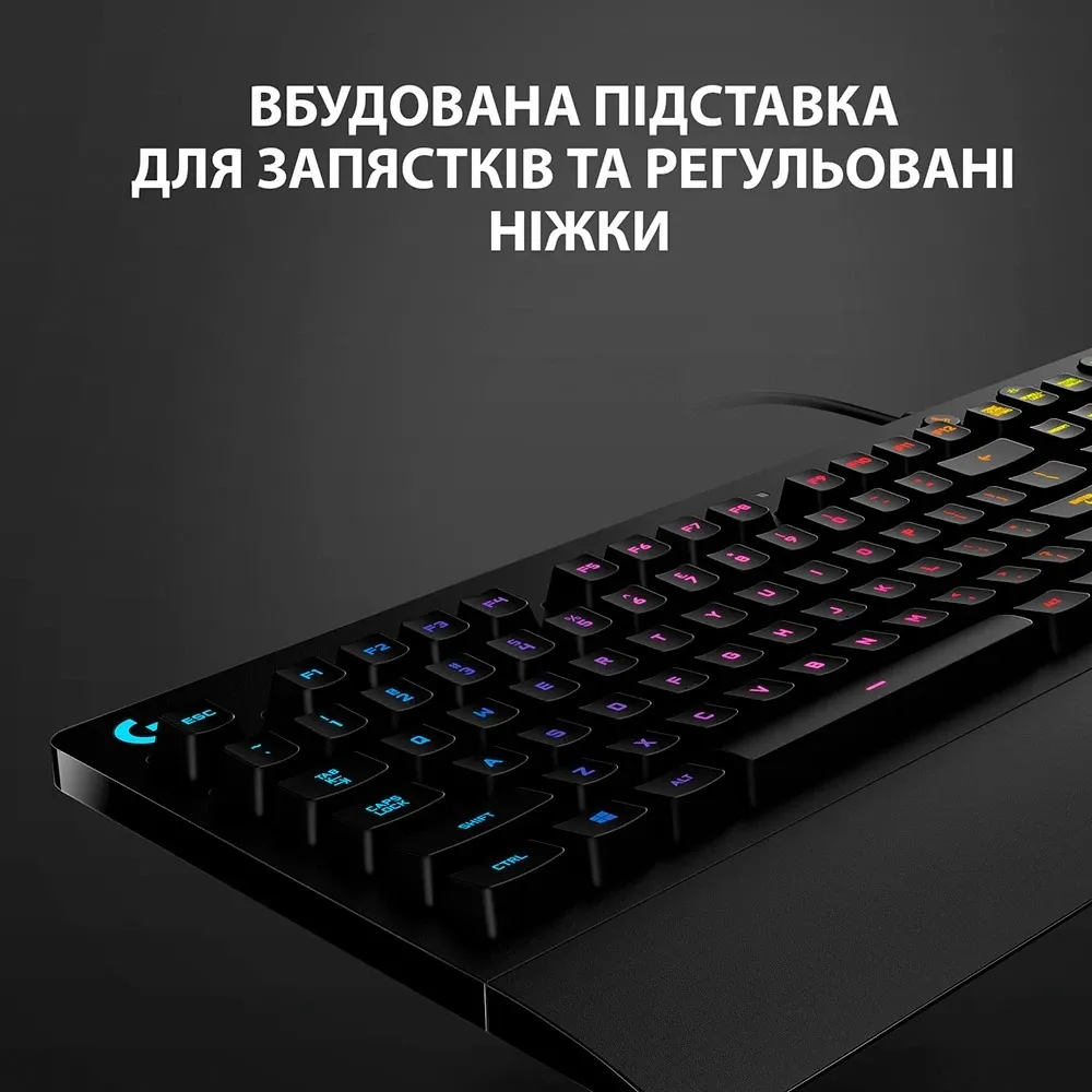 Клавiатура Logitech G213 Prodigy Black (920-010740) - мініатюра 5