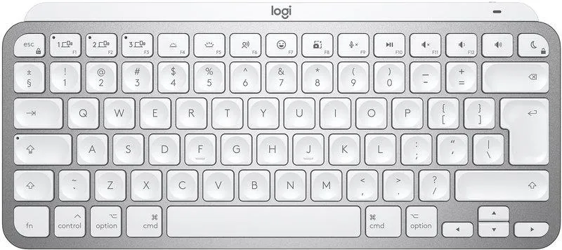 Клавіатура бездротова Logitech MX Keys Mini For Mac Minimalist Wireless Illuminated Pale Grey (920-010526) - зображення 1