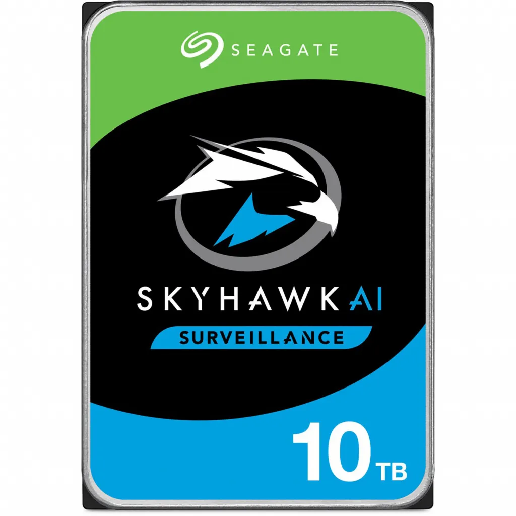 Накопичувач HDD SATA 10.0TB Seagate SkyHawk Al Surveillance 256MB (ST10000VE001) - зображення 1